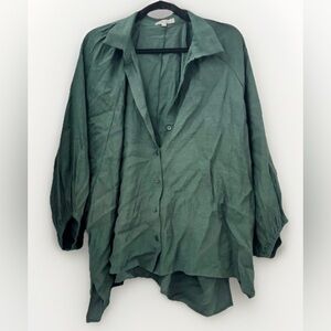 Wishlist Apparel Oversized Button-Up Top – M/L